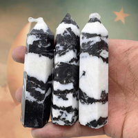 400–700g Natural Zebra Jasper Tower