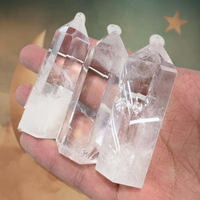 Natural Clear Quartz Crystal Tower
