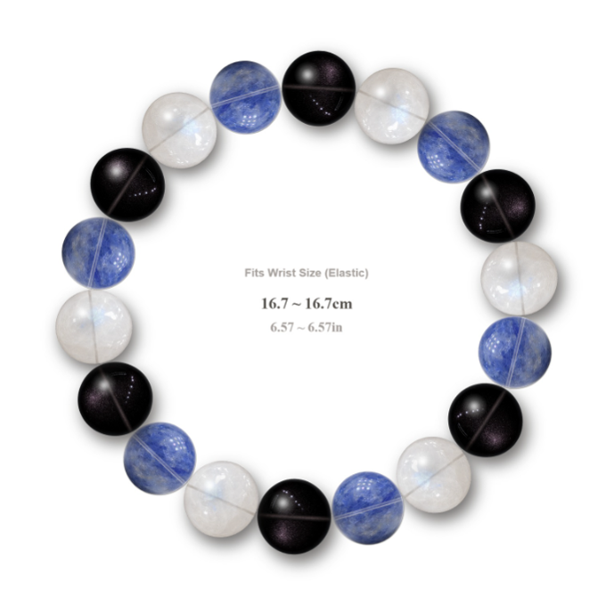 Calm Energy Natural Crystal Bracelet