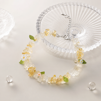Adjustable Crystal Chip Bracelet