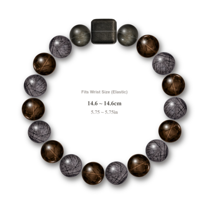 Grounded Energy Natural Crystal Bracelet